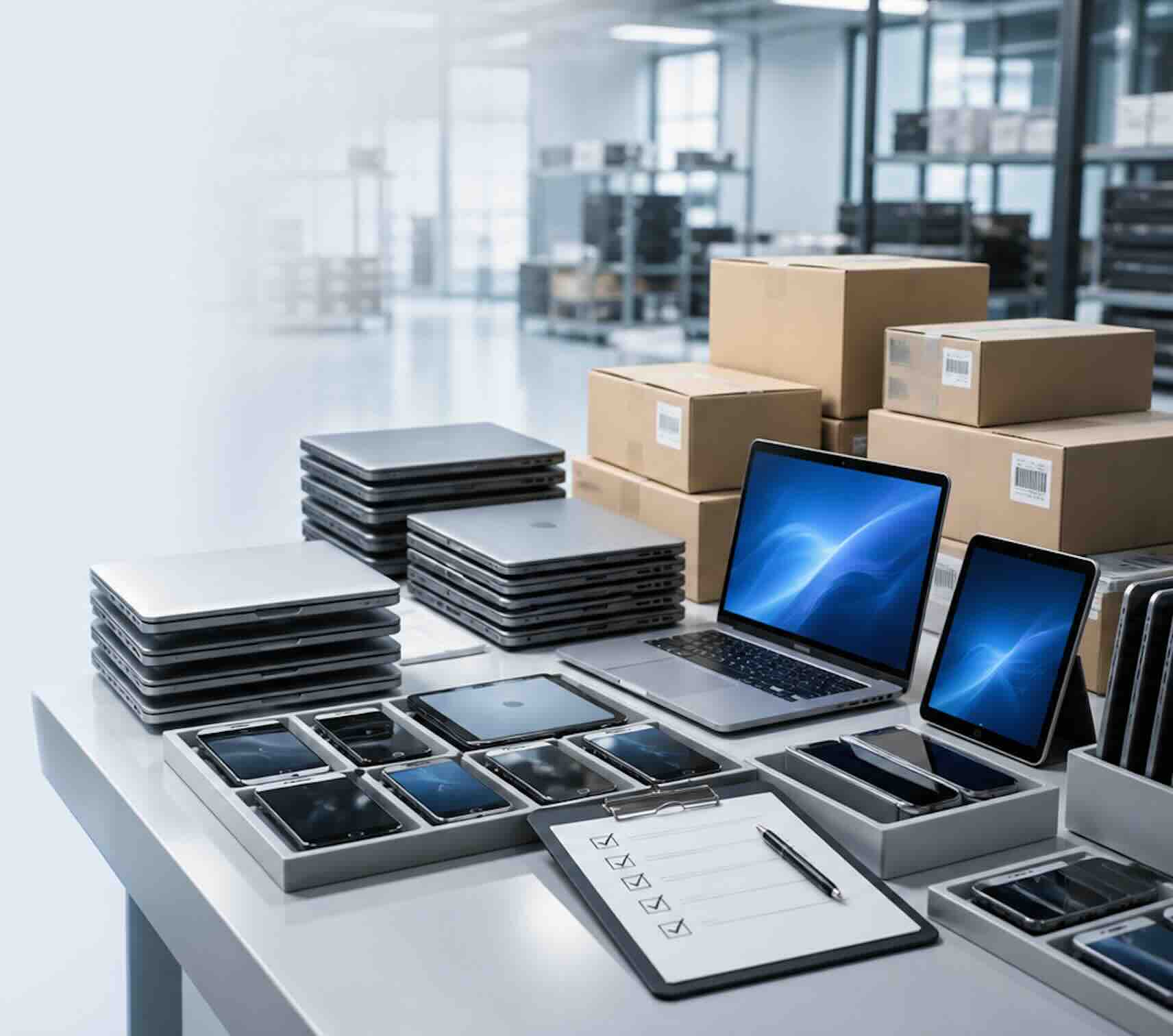 Business devices - laptops, phones and tablets