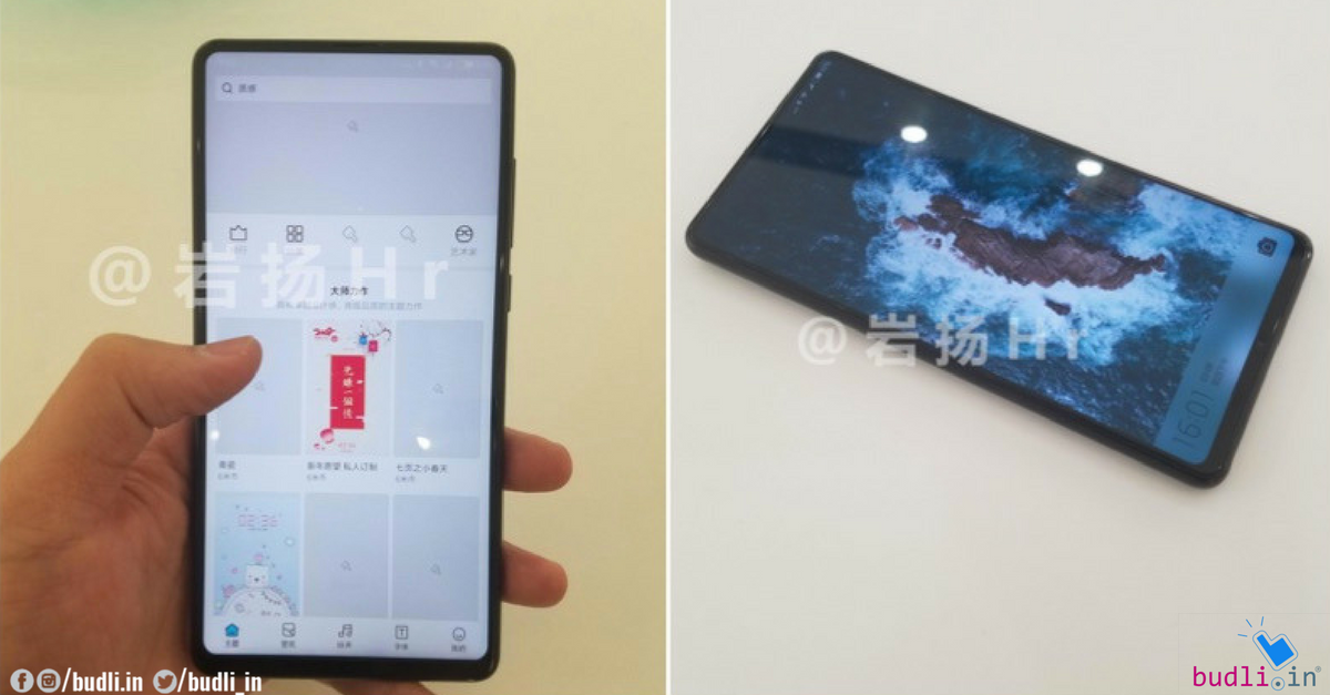Leaked Images Of Xiaomi Mi MIX 2S Reveal Extremely Thin Bezels And No Notch