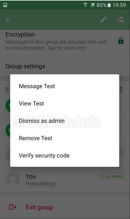 WhatsApp Dismiss Admin feature now rolling out on Android and iOS