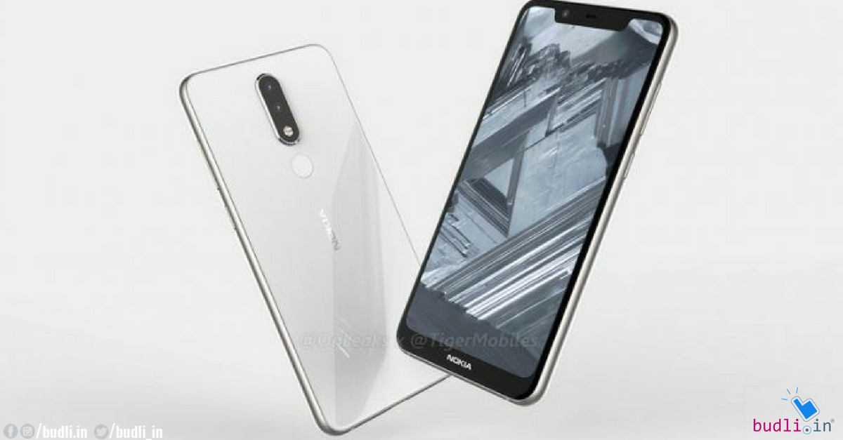 Nokia 5.1 Plus Renders Surfaced, 360-degree video reveal notch display, dual cameras