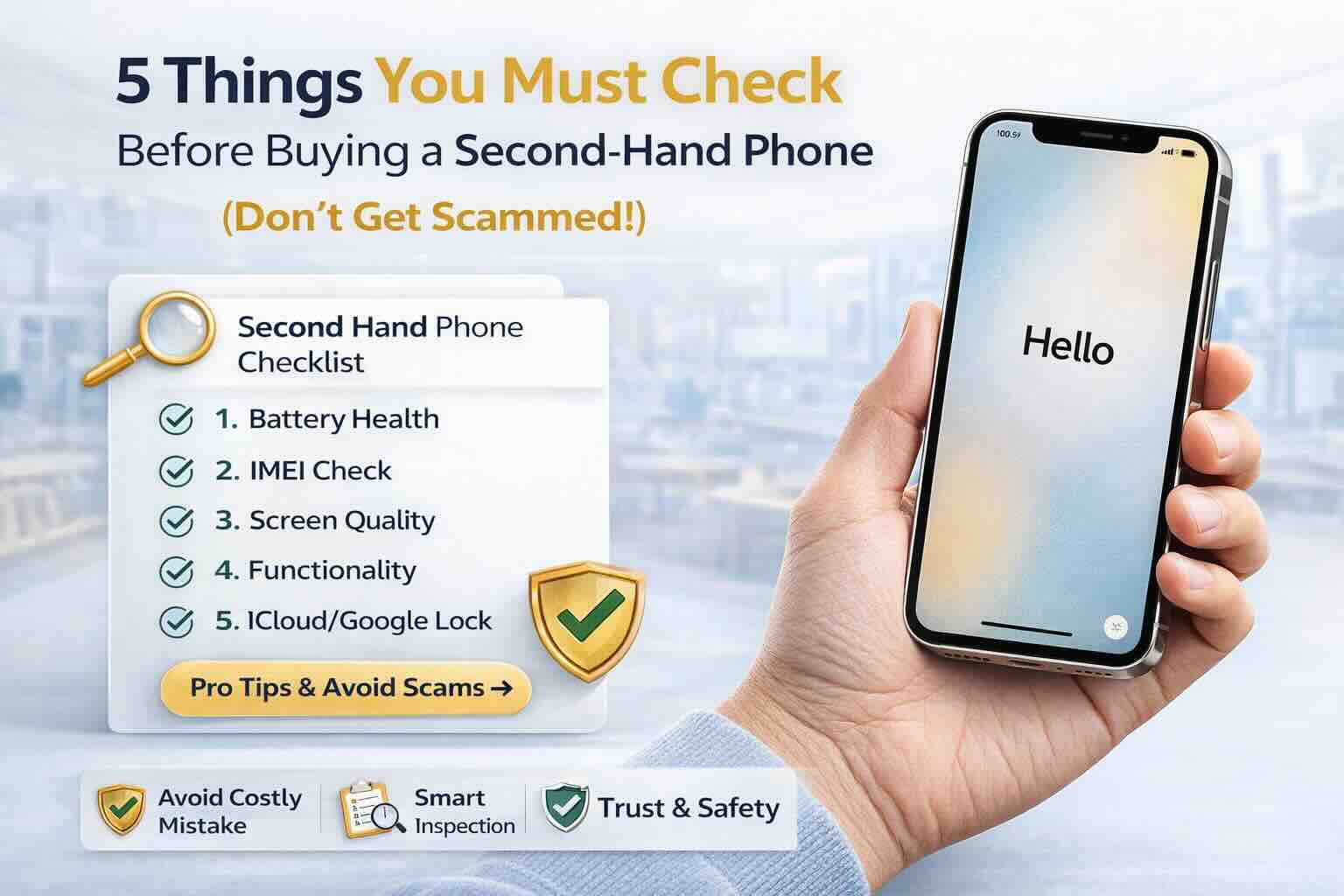 5 Things You Must Check Before Buying a Second-Hand Phone (Don’t Get Scammed!)