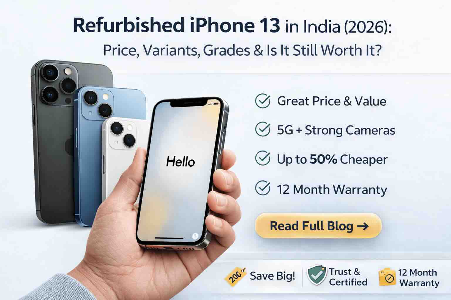 Refurbished iPhone in India: Premium Apple Experience at Half the Price