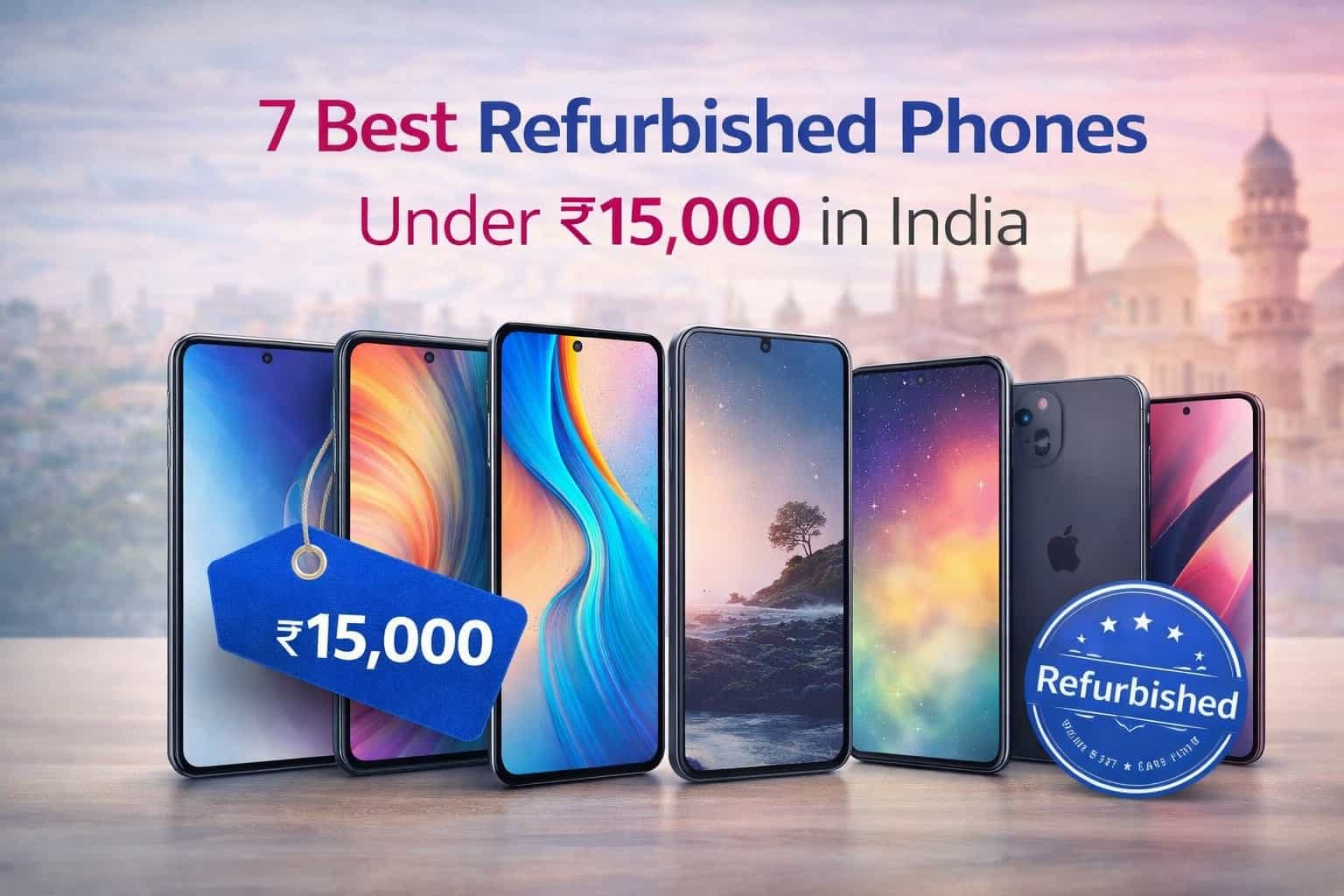 7 Best Refurbished Phones Under ₹15,000 in India