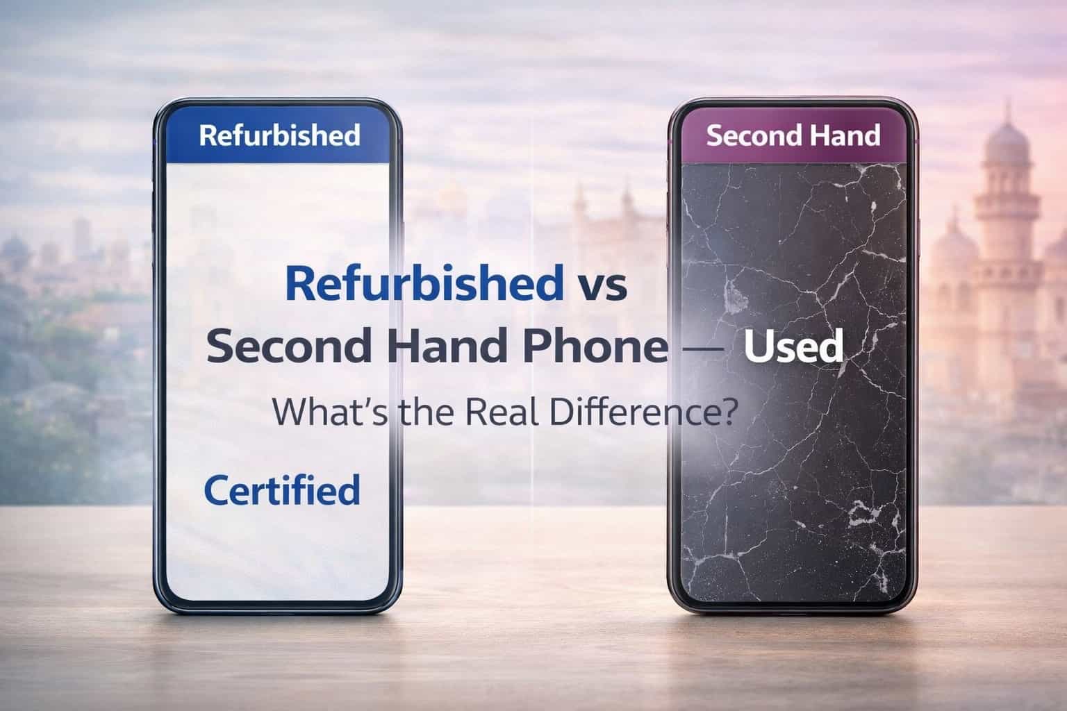 Refurbished vs Second Hand Phone — What’s the Real Difference?